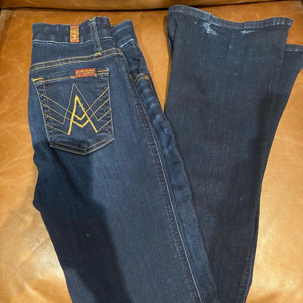 7s for all man kind Boot cut jeans.